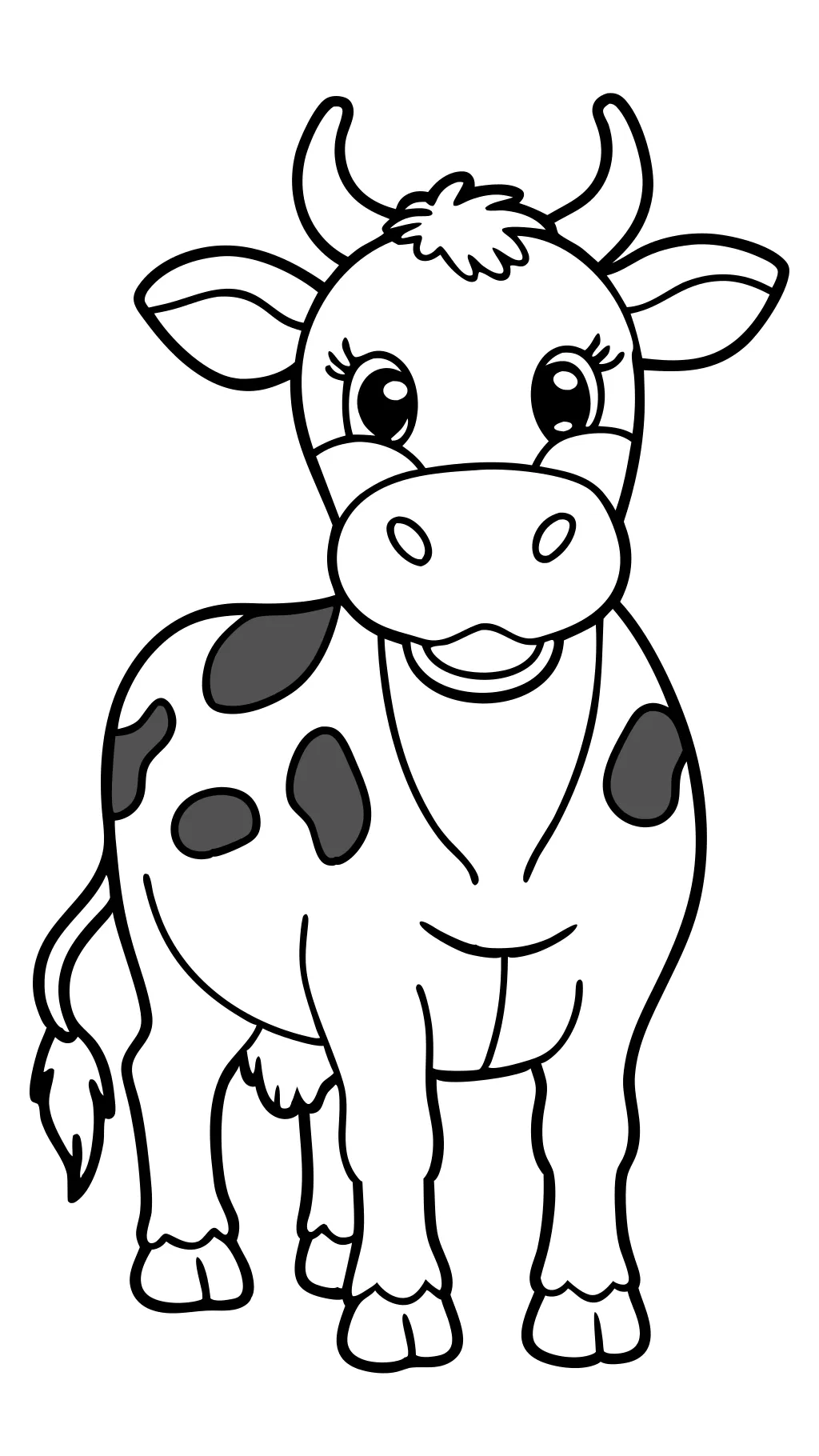 cow coloring pages printable